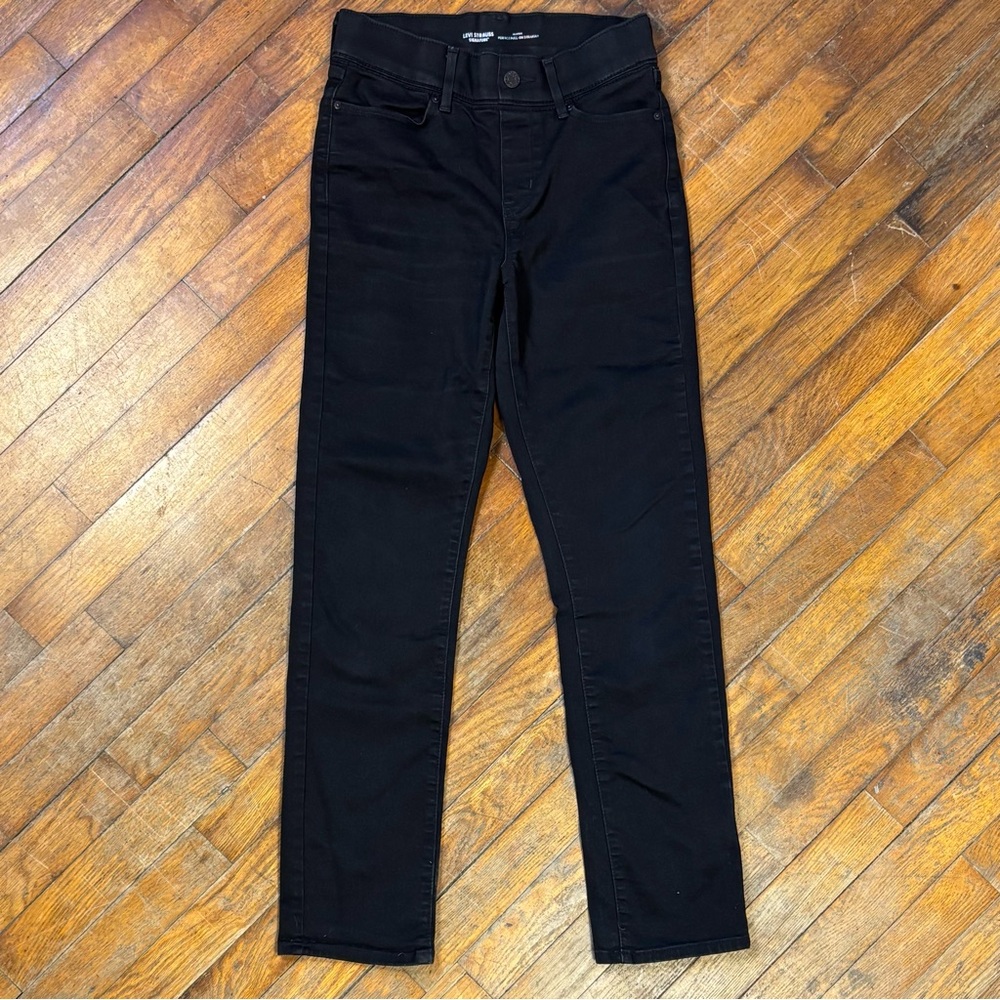 Levi's Signature Black Denim Jeggings - Sz 4 (27”)